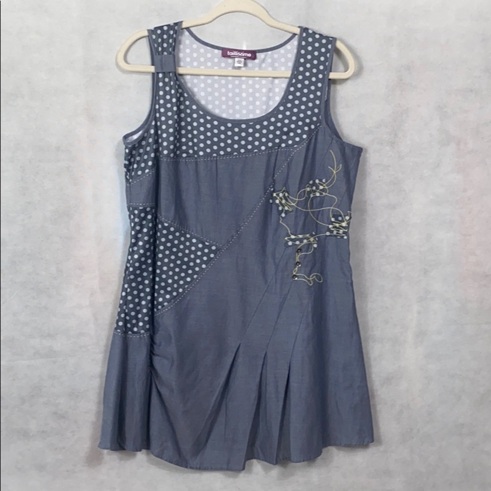 Taillissime Laredoute Creation Patchwork Tunic - image 1